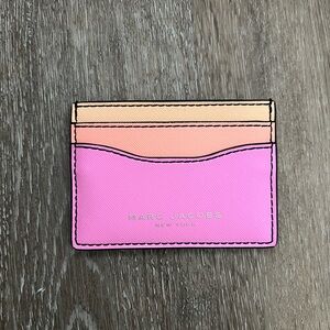 Marc Jacobs Pink and Peach Card Holder